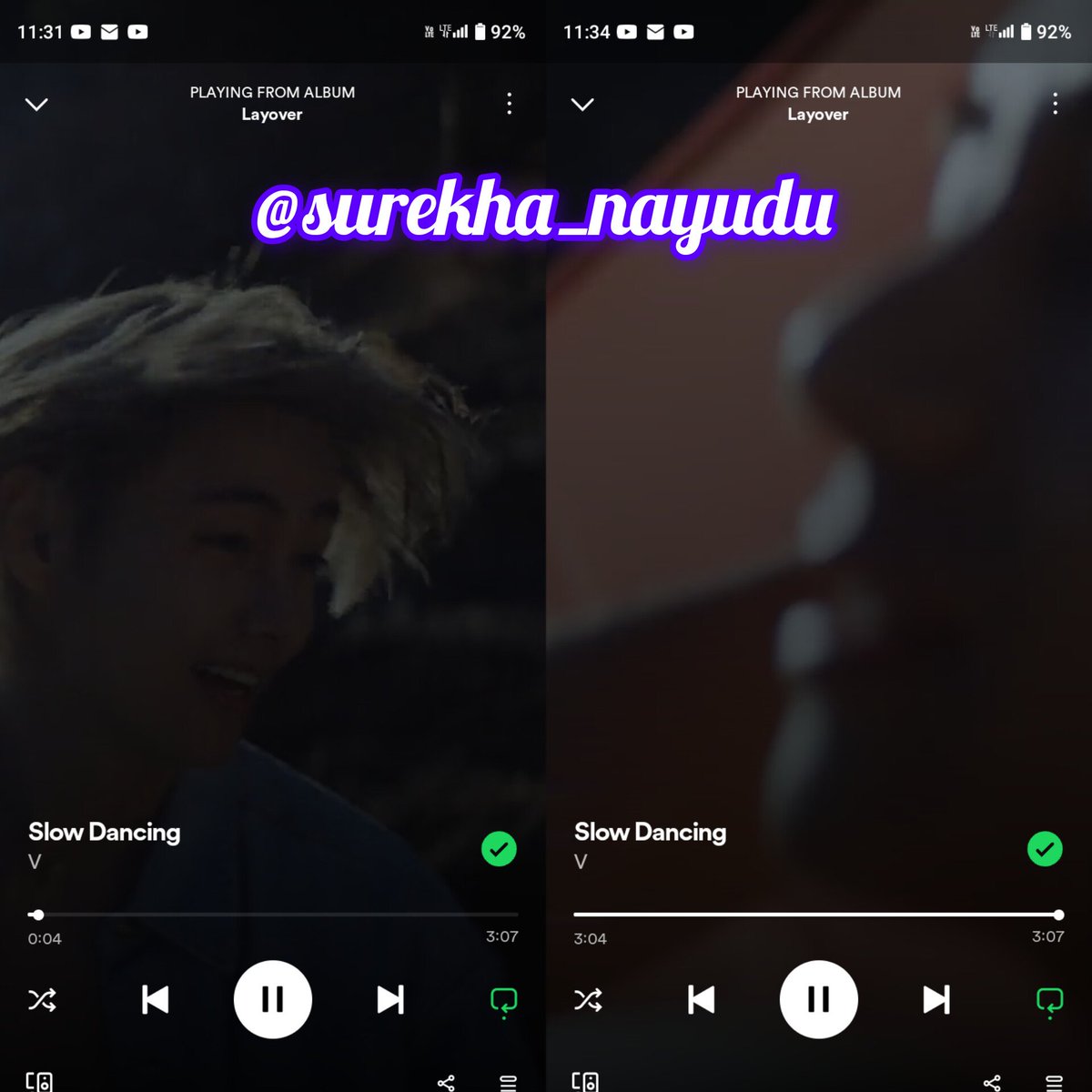surekha_nayudu's tweet photo. @mainlytaehyungg Thank you so much for this opportunity 💜💜💜

#LayoVer100Days #LAYOVERto1B https://t.co/asHjgCev3j