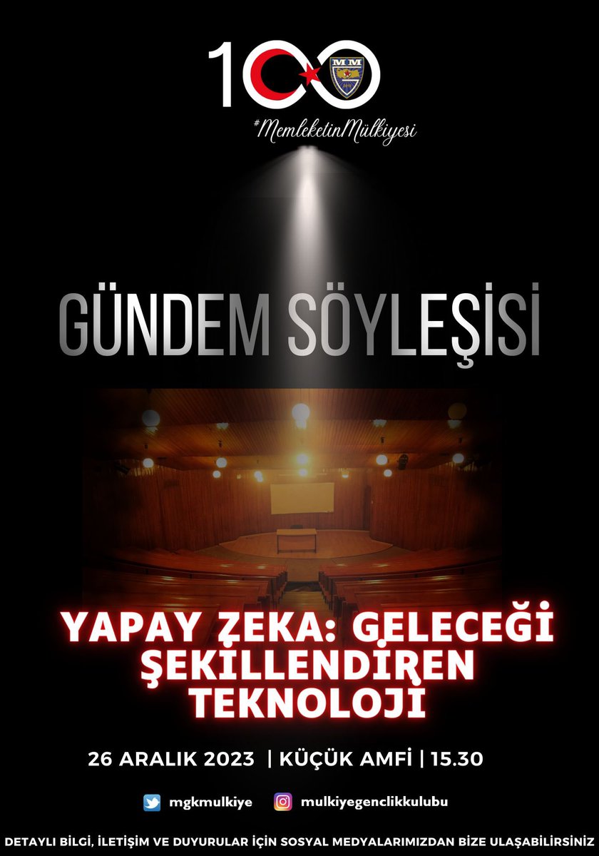 mgkmulkiye's tweet photo. Dünyanın ve Türkiye’nin gündeminde olan konuları fakültemiz öğrencileri olarak kendi aramızda tartışacağımız Mülkiye Gençlik Kulübü'nün geleneksel etkinliklerinden olan Gündem Söyleşisi ile yine karşınızdayız. https://t.co/DenOi1Ge6j