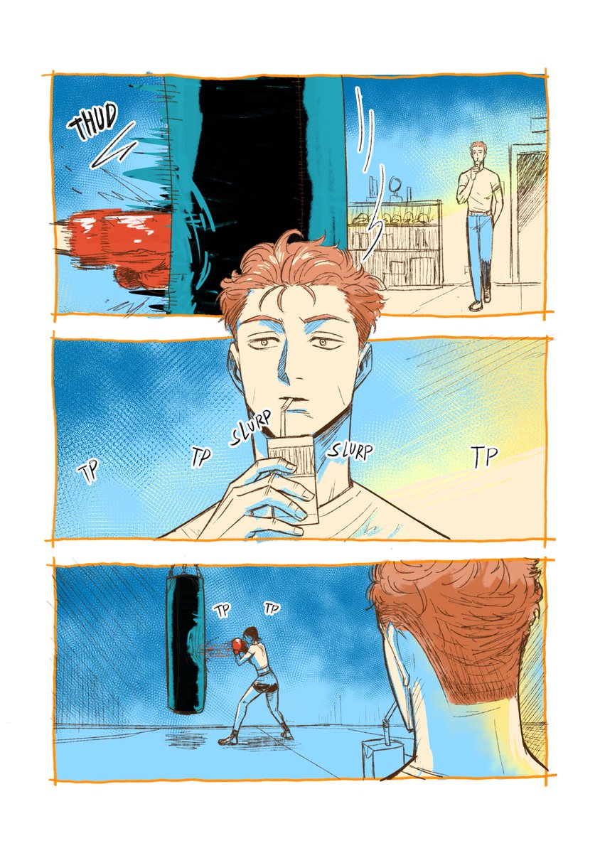 jxondre's tweet photo. Super short comic I made! "Looking respectfully"

Hate it when someone catches me staring at them.

#mangamaking #mangaart #mangartist #mangaartist #manga #digitalartist #digitalillustration #digitalart #animeedits #animefan #anime #illustration #illustrationartists #comics https://t.co/nDHznXrV70