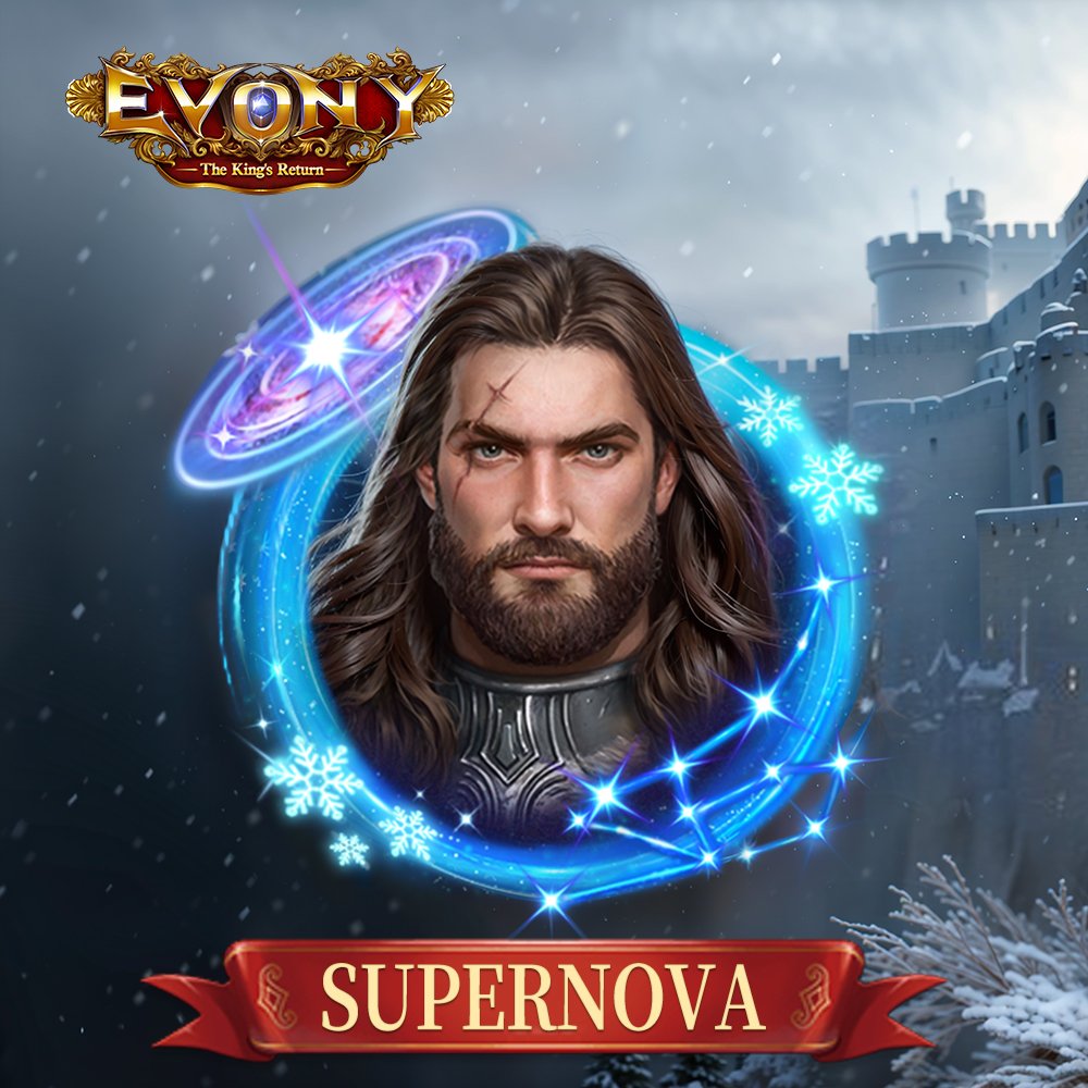 New Avatar Frame - Supernova! Show your unique style and become the future star of civilization!🌟🖼️ #evony #エボニー