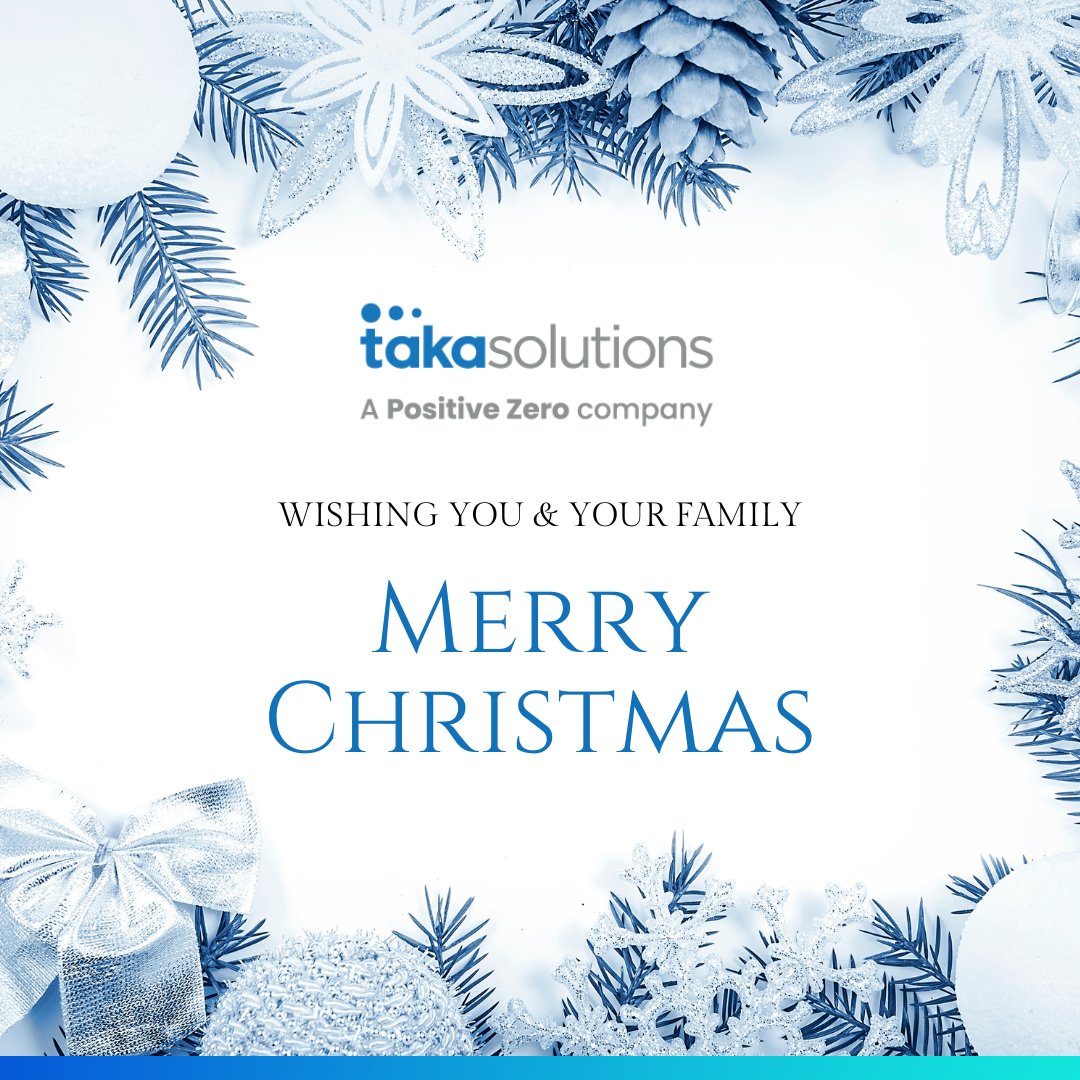 takasolutions's tweet photo. 🌟 Merry Christmas from Taka Solutions, a Positive Zero company 🌟
 
Wishing all our clients, partners, suppliers, and followers and their loved ones a joyous and festive holiday season! 🎄❤️
 
#SeasonsGreetings #TakaSolutions #MerryChristmas #HappyHolidays #TowardsPositiveZero https://t.co/g3WOHwqnCn