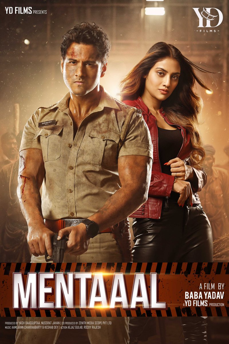 Yash_Dasgupta's tweet photo. Ready for the #Mentaaal Mania ?...This 2024 will be ENTERTAIN-MENTAAAL 😃
Presenting the official poster of our First Production...#Mentaaal releasing soon. 

@nusratchirps @YDFilmsSocial @babbachi https://t.co/VjFM6KuWzm
