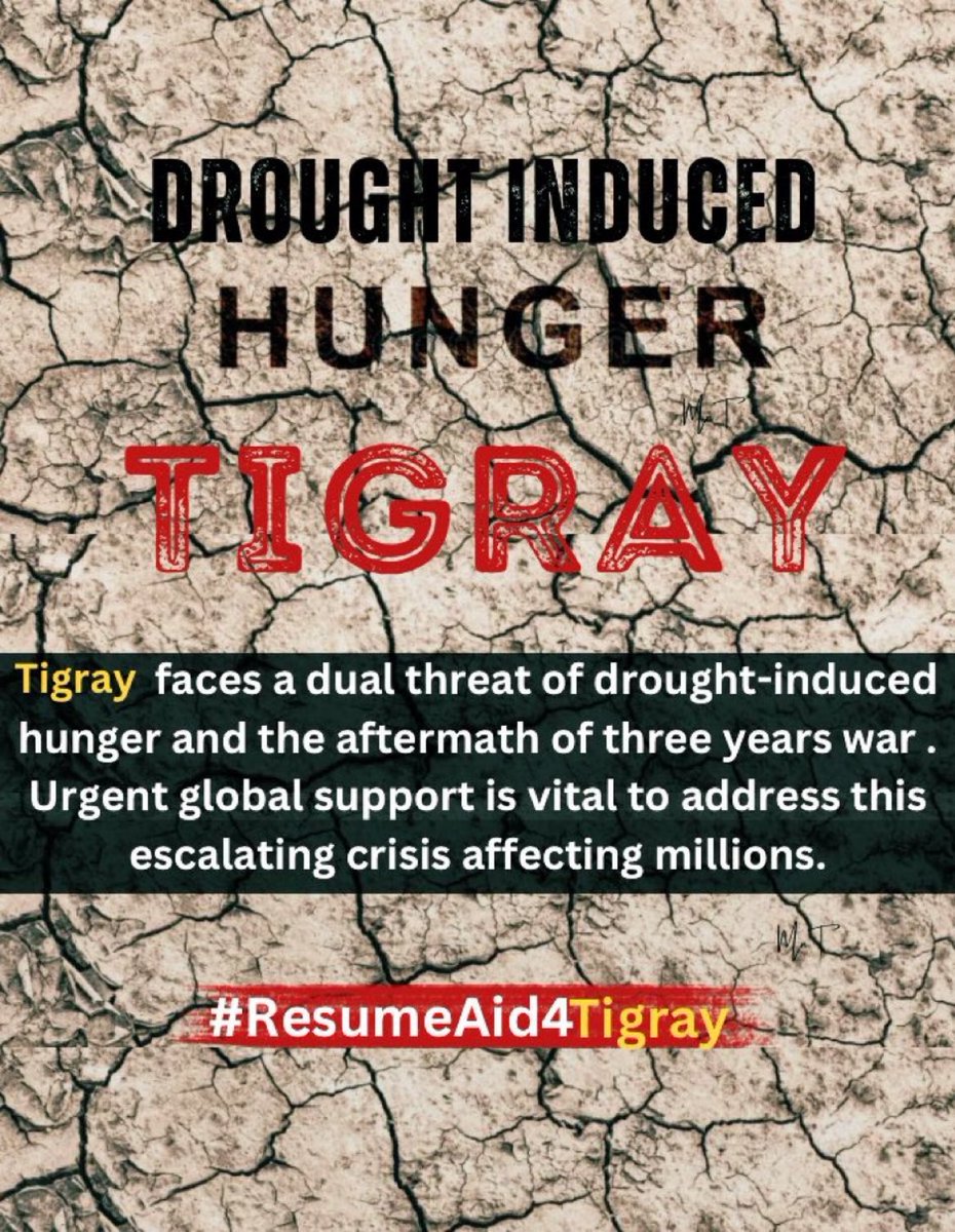 Danayit Tigrawyti🍓 (@danuyetigray) on Twitter photo The silent #genocide is ongoing in tigray!
More than one million people of Tigray were ethnically massacred. Now more than 2 million people are on the brink of death due to man-made famine. This terrible famine was not even covered by the country's media.
<a href="/BradSherman/">Congressman Brad Sherman</a> <a href="/DrTedros/">Tedros Adhanom Ghebreyesus</a> The silent #genocide is ongoing in tigray!
More than one million people of Tigray were ethnically massacred. Now more than 2 million people are on the brink of death due to man-made famine. This terrible famine was not even covered by the country's media.
<a href="/BradSherman/">Congressman Brad Sherman</a> <a href="/DrTedros/">Tedros Adhanom Ghebreyesus</a>