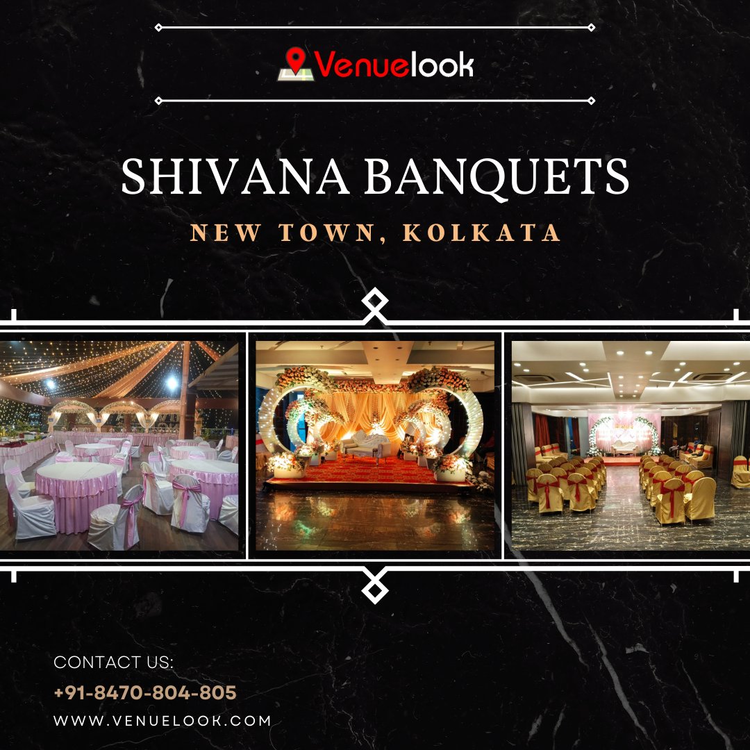 🎉✨ Ready to turn your special moments into unforgettable memories? Look no further than @shivana_banquets in Newtown, Kolkata! To plan your own unforgettable events, connect with VenueLook.com or dial 📞 +91-8470-804-805 . . . . #ShivanaBanquets #NewtownKolkata