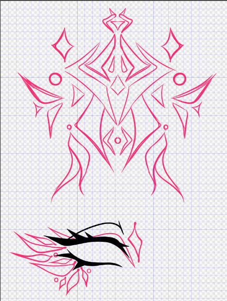 moeginky's tweet photo. Went too hard on the magical girl sigil sketch, I wanna get it tatted now https://t.co/JoXZDehpVV