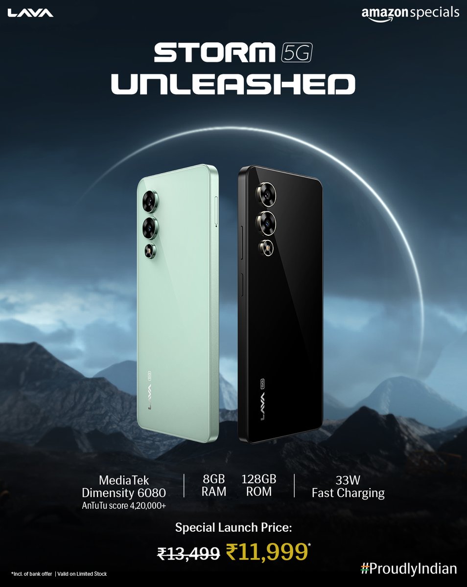 stufflistings's tweet photo. Today, I’m giving away the newly launched #LavaStorm5G to the #stufflistingsarmy 😍
To win:
1. Like this post
2. Repost this post using #LavaStorm5G #WinLavaStorm5G #LavaStorm5Ggiveaway
3. Answer some questions
Happy winning ❤️ https://t.co/XmTGRZ0qZk