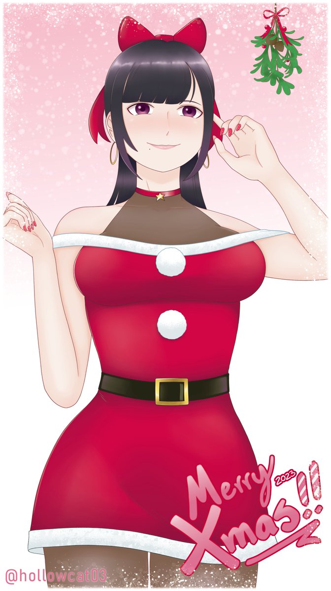 HollowCat03's tweet photo. Happy 26 of December to everybody!!
I'm going to post a better version of this pic this January on mi upcoming patreon, gumroad and fanbox
wish me luck! #Xmas #Xmas2023 #OC https://t.co/VLOrwpwxtD