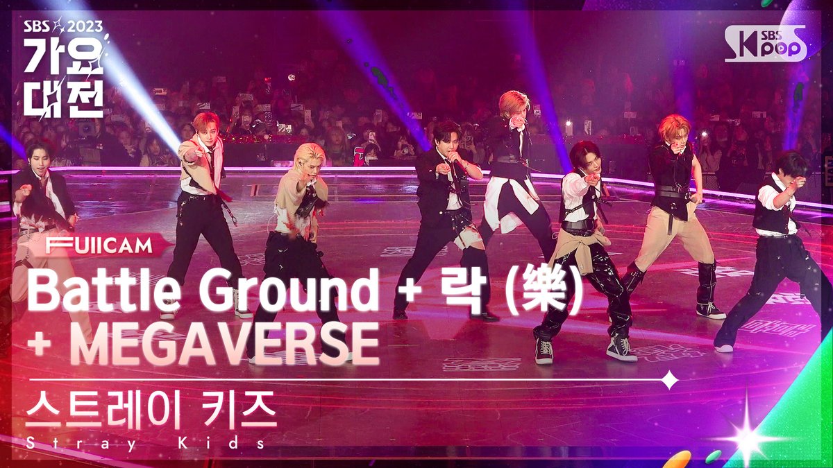 kpop_sbs's tweet photo. [📽2023 가요대전 4K] 스트레이 키즈 - Battle Ground +락 (樂) + MEGAVERSE

#가요대전 #스트레이키즈 #StrayKids #BattleGround #LALALA #MEGAVERSE @Stray_Kids

📌https://t.co/s77eyZ4ptd https://t.co/BfOStqanVx
