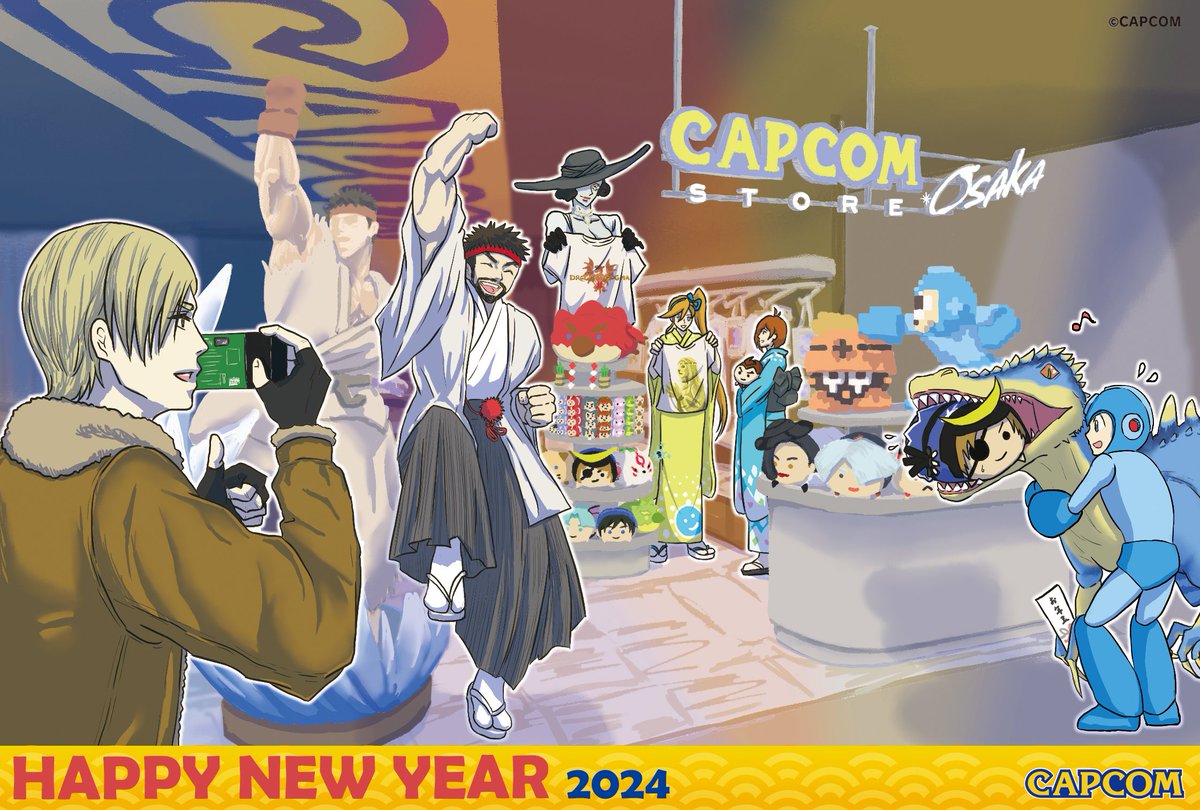 あけましておめでとうございます。

本年も「囚われのパルマ」シリーズ、並びに創業40周年を迎えたカプコンをよろしくお願い申し上げます。

capcom.co.jp/nengajou/2024/
#パルマ #パルマR