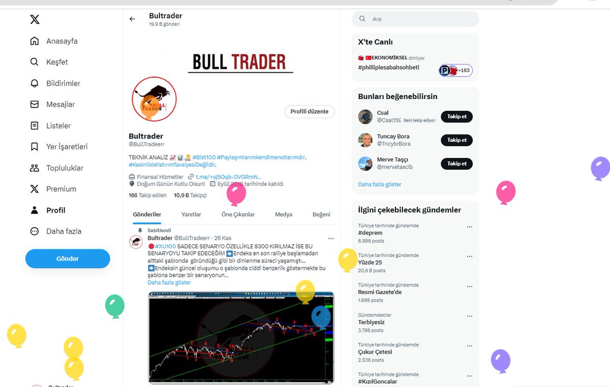 BullTradeerr's tweet photo. Selamünaleyküm günaydın hayırlı sabahlar 🙏Yeni yaş yeni umutlar yeni başlangıçlar diyelim . Doğum günümü kutlayan herkese tekrardan çok teşekkür ederim https://t.co/a6j5U2dbuF