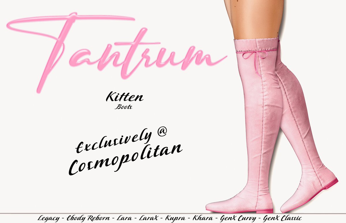 tantrum_sl's tweet photo. Kitten Boots @ Cosmopolitan.
Event Taxi: https://t.co/1LAVliBiNj
Discord: https://t.co/g2Q2UoiZl1
#secondlife #secondlifefashion #secondlifeavi #secondlifeavatar #tantrumsl #tantrum #cosmopolitan #love #happy #styleinspo #tantrumsl #foryou #pumpshoes #heels #COSMOPOLITANEVENT https://t.co/mOl4l39GHH