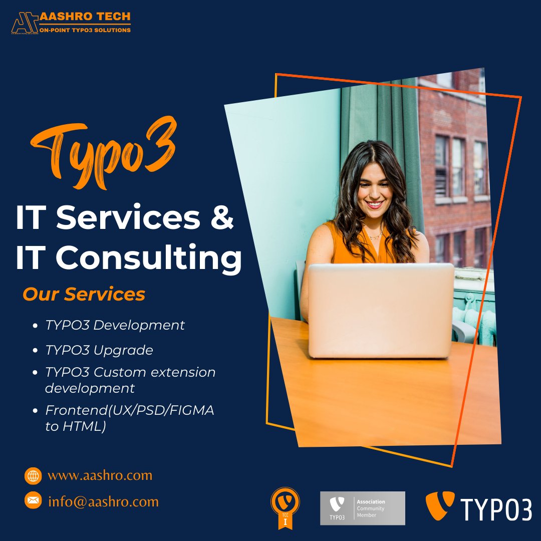 AashroTech's tweet image. Customize your fantasy websites with aashro tech..!
#aashrotech#typo3#typodeveloper