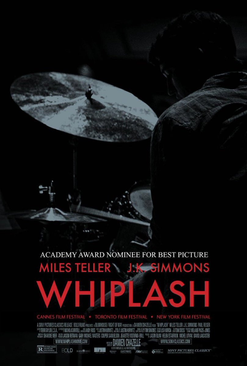 16. Million Dollar Baby
17. Whiplash