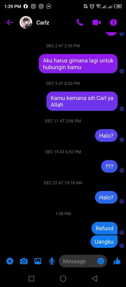 Halo, ada yang kenal @Lyaluya_ ? Aku komis sama dia dari bulan September, terus dia ngilang dari Oktober sampe sekarang. Udah tiga bulan. Sekiranya ada yang kenal dan tau dia kemana bisa tolong kabari aku ya, soalnya aku telpon nomornya ga aktif. Shares are appreciated, thanks 🙏
