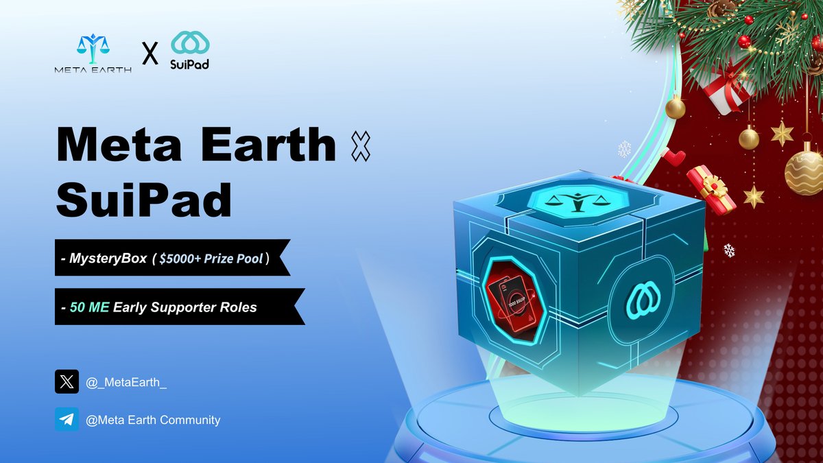 _MetaEarth_'s tweet photo. 🏆@_MetaEarth_ X @SuiPadxyz 🏆

🤜Hat's off for the first-ever collaboration with @SuiPadxyz

🪂50 x ME Early Supporter roles will be distributed to lucky ME Fams to unlock Meta Earth airdrop qualification

Appreciate everyone's support and the public testing event "Meta Earth Explorer Tour" will be kicked off soon!

Stay tuned and explore 2 earn!🤩

#MetaEarth #MENetwork #Airdrops #Modular #Web3