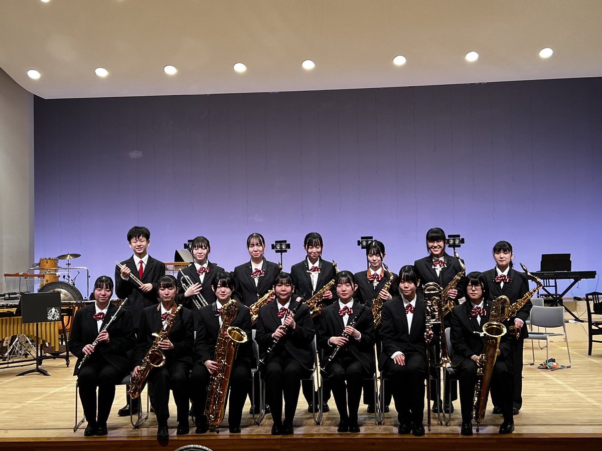 fujibrass's tweet photo. 🎺こんにちは🎺

12月24日に第5回定期演奏会を無事に開催することが出来ました🎶

沢山の方にご来場いただき嬉しかったです！

今まで応援してくださった皆様、協賛にご協力頂いた企業の皆様や沢山の方からの協力があり、今回の定期演奏会を開催することができました！本当にありがとうございました！ https://t.co/Attk7o4cCD