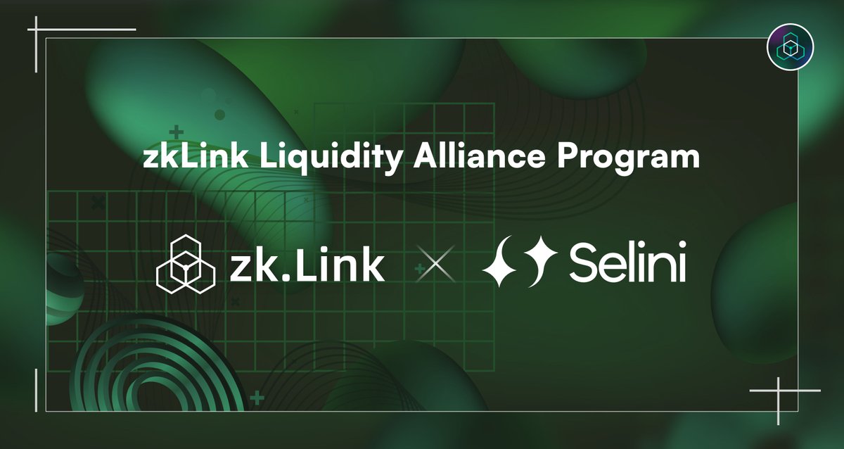 Revealing the third partner of the #zkLink Liquidity Alliance - Selini Capital <a href="/SeliniCapital/">Selini Capital</a>.

As one of the world’s largest crypto market makers, #Selini provides liquidity across both centralized and decentralized exchanges, as well as through bilateral and OTC markets.

With