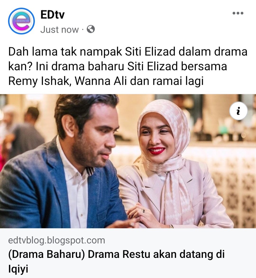 edtvmalaysia2's tweet image. Drama #restu lakonan Remy Ishak, Siti Elizad dan ramai lagi edtvblog.blogspot.com/2023/12/drama-…