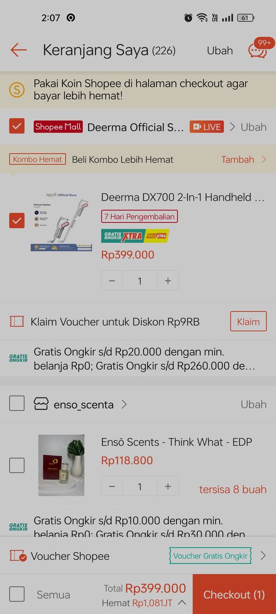 deph05's tweet photo. @ShopeeID Bismillah...mau ini min buat bersih2 rumah.. https://t.co/Y5WprNwvt0
