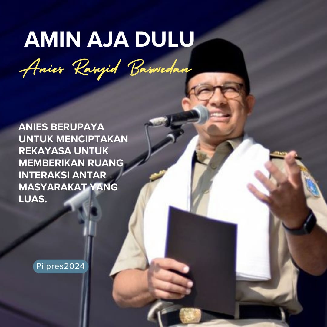 mantapp pak anies, sukses trus pak, jangan pernah lelah untuk menjadi yang terbaik
