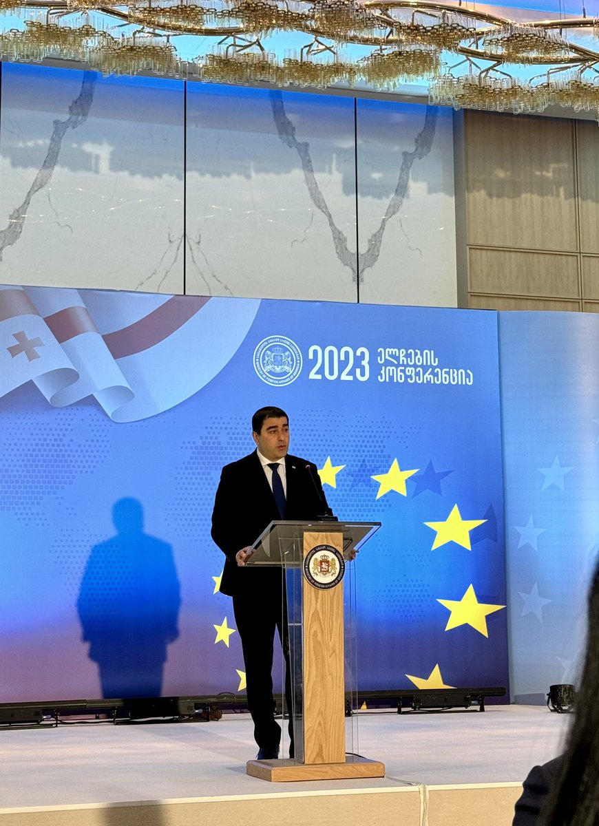 tarashpapaskua's tweet photo. ელჩების კონფერენცია 2023-ის გახსნა თბილისში!
Opening session of the 2023 #Ambassadorial conference in Tbilisi! 🇬🇪 https://t.co/6VxuXbzGSU