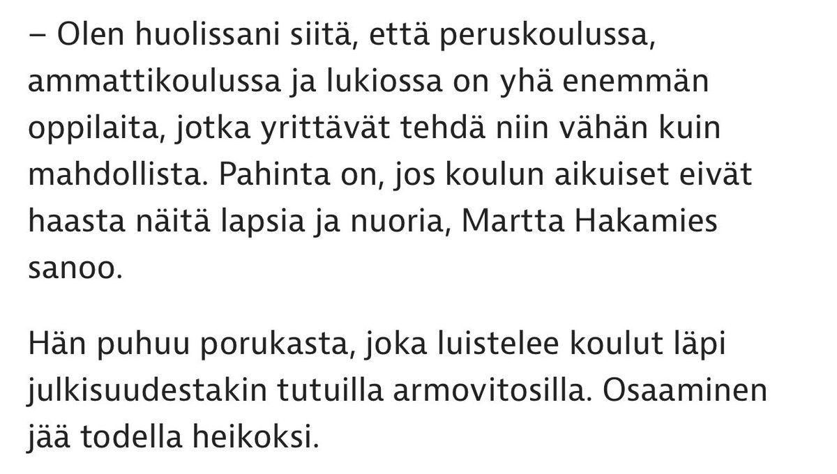 specialteacherX's tweet photo. Armovitosia ei pitäisi enää olla. Opetussuunnitelman perusteissa on kriteerit arvosanalle 5, ja pääasiasaa tilanne on se, että oppiaineesta pääsee läpi, jos työskentelee ohjatusti. 1/
https://t.co/q9i2RyJ8Mv https://t.co/M8p50Q5Tjg