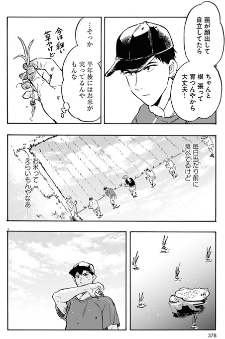 草の実食べてるの面白いよなあと改めて思いました。我々は草の実が主食の民・・・。  ▼これまでの話 kawamuramarina.com/2022/10/0…  ▼一巻発売中  #滋賀県 #漫画 #お米