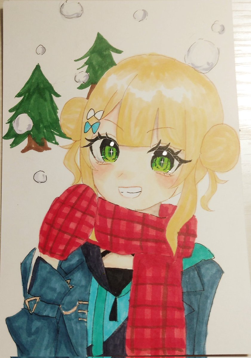 s1r01__flower's tweet image. 冬ですね
#らくがきろこ