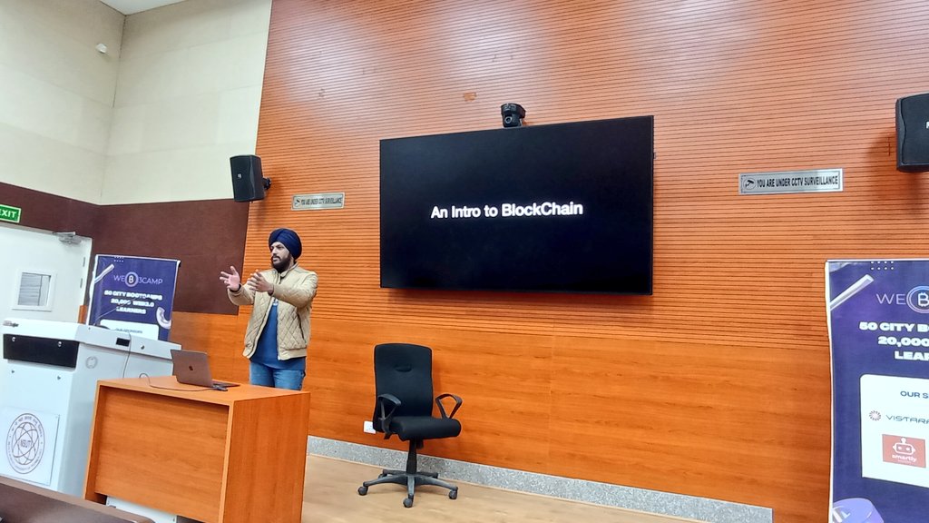 We are here at NSUT, Delhi 🔥

The #web3camp boot camp has already started 💯

<a href="/FlipsterXYZ/">Flipster</a>
<a href="/LearnOnSmartly/">Smartly Learning</a> @anubhamane <a href="/13_Saanjh/">Mohit Varu</a> <a href="/HimikaPrabhat/">HforHimika</a> <a href="/iifnsut/">IIF NSUT</a> <a href="/vistaralabs/">Vistara Labs</a>