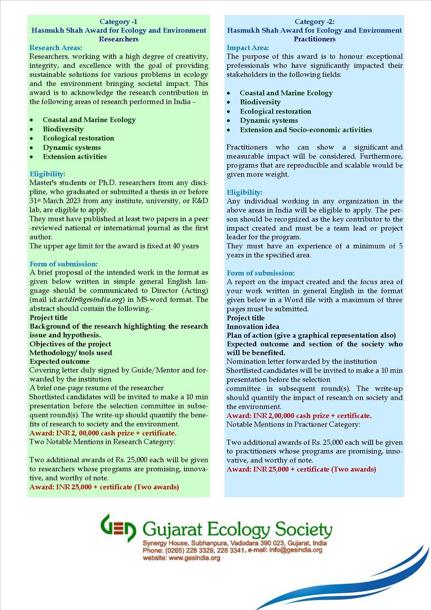 Gujarat Ecology Society (@ecologygujsoc) on Twitter photo You are invited to the Hasmukh Shah Memorial Lecture. The schedule for the next award event will be given on 5th Jan 2024 <a href="/timesofindia/">The Times Of India</a> <a href="/IndianExpress/">The Indian Express</a> <a href="/divyabhaskar/">Divyabhaskar</a> <a href="/GujaratSamacha6/">Gujarat Samachar</a> <a href="/TOIVadodara/">TOI Vadodara</a> <a href="/TOIIndiaNews/">TOI India</a> @downtoearth You are invited to the Hasmukh Shah Memorial Lecture. The schedule for the next award event will be given on 5th Jan 2024 <a href="/timesofindia/">The Times Of India</a> <a href="/IndianExpress/">The Indian Express</a> <a href="/divyabhaskar/">Divyabhaskar</a> <a href="/GujaratSamacha6/">Gujarat Samachar</a> <a href="/TOIVadodara/">TOI Vadodara</a> <a href="/TOIIndiaNews/">TOI India</a> @downtoearth