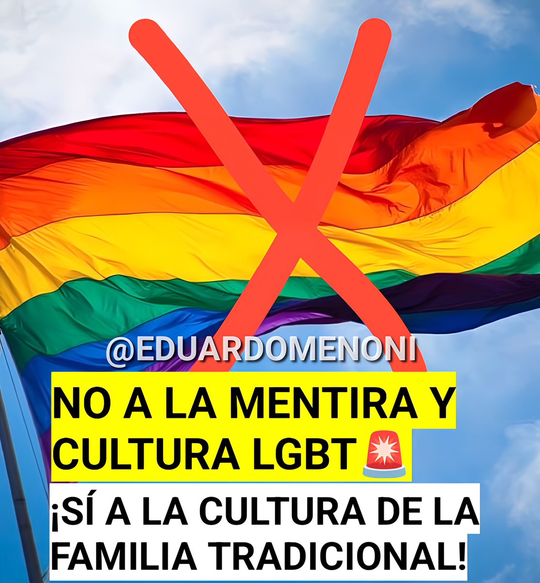 Levanta la mano si tú también estás harto y cansado de la propaganda LGBTIQ+.