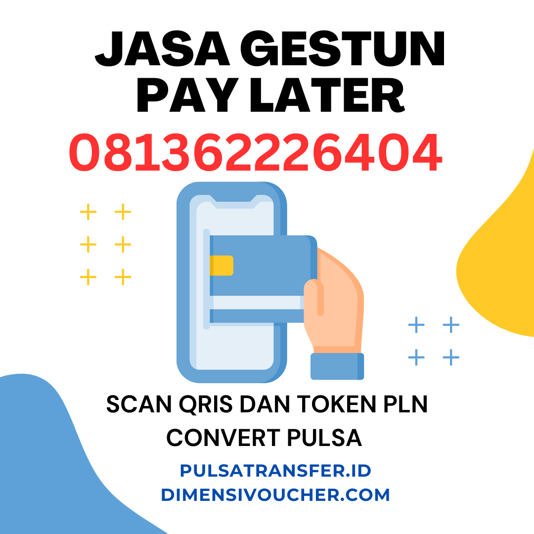 pulsatransferid's tweet photo. Jual pulsa transfer convert pulsa
Mencairkan limit paylater via scan QRIS,TOKEN PLN
#GESTUNTOKENPLN
#GESTUNQRIS
#GESTUNPULSA
#convertpulsa
#ubahpulsa
#gesektunai
#gestun
#shopeepaylater
#paylater
#cairkanpaylater
#gestunpaylater
#spaylater
#zonauang
#scanQRISpaylater
#scanQRIS https://t.co/LgFt6ekBaJ