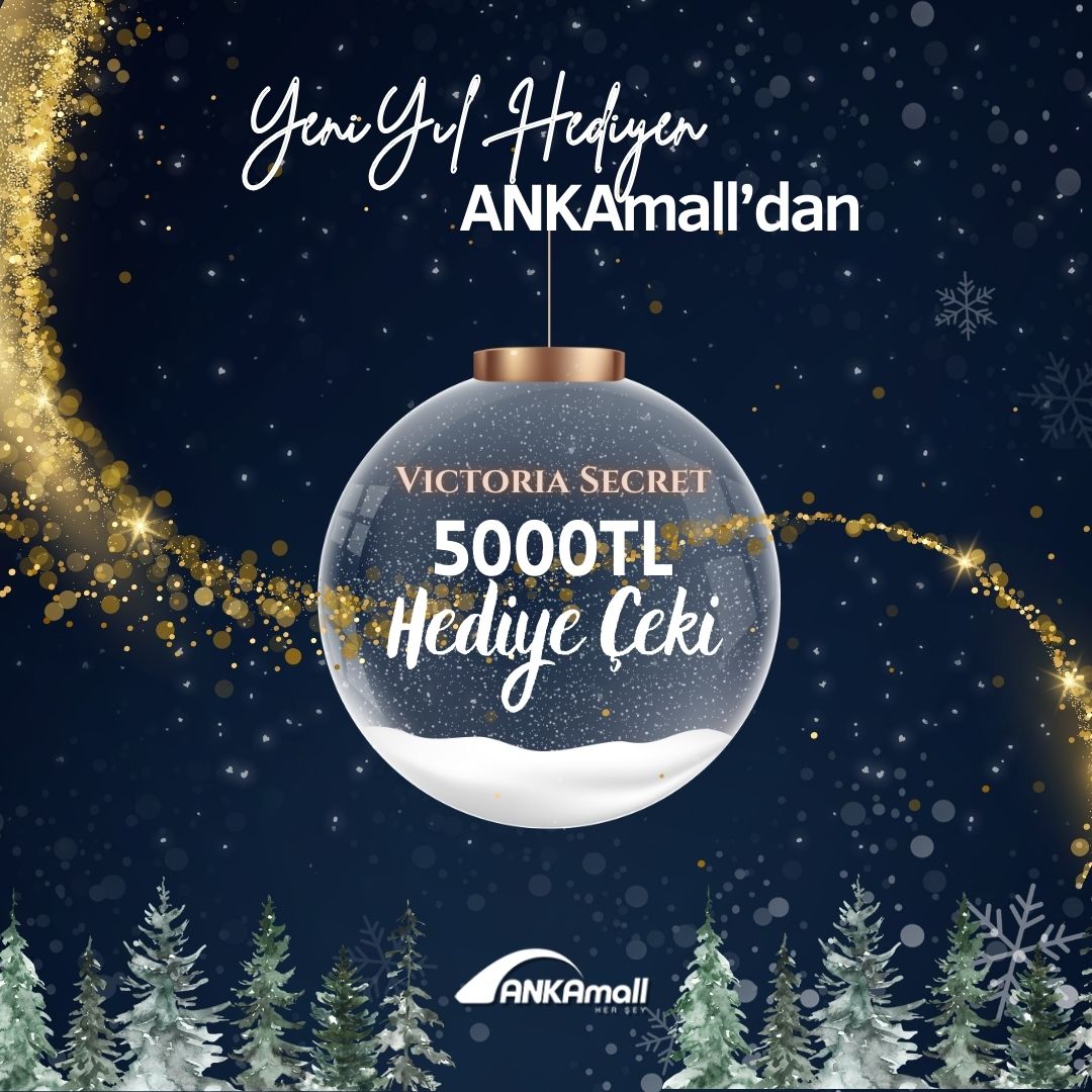 Yeni Yıl Hediyeniz ANKAmall'dan 🎁

Çekilişi kaçırmasını istemediğin arkadaşlarını etiketle VICTORIA SECRET'dan tam 5000 TL değerinde hediye çeki kazanma şansını yakala 🍀

Hemen ağaşıdaki linke tıkla ve çekilişe katıl:

instagram.com/p/C1HgDZetIDA/
