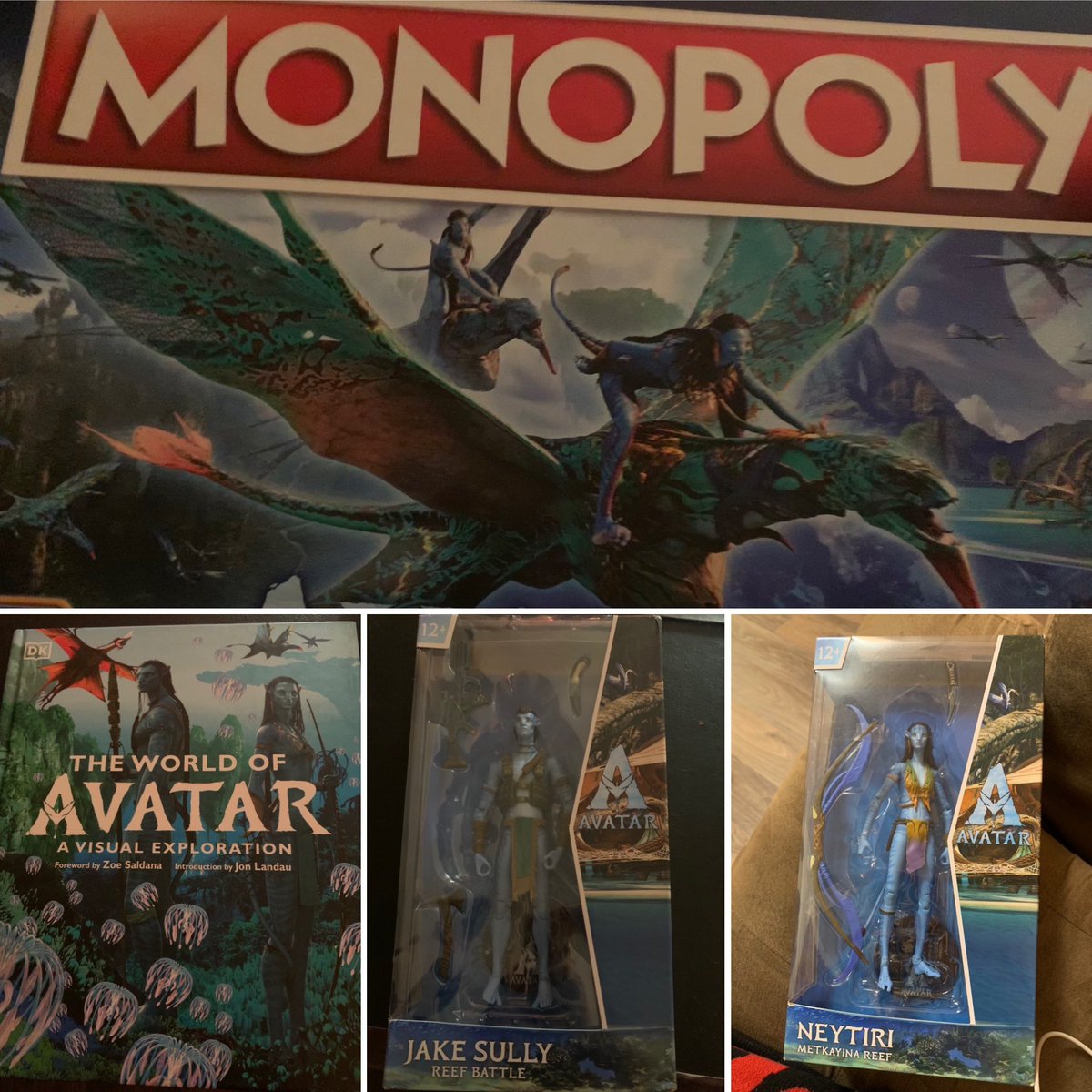 BrightflameBrat's tweet photo. Got these for Christmas! 
What was the best gift you have gotten for the holidays?  

#avatar #AvatarTheWayOfWater #jakesully #neytiri #neytirisully #avatarchristmas https://t.co/jOlJeXSXvM