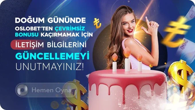 OslobetGiris's tweet photo. 🎂DOĞUM GÜNÜ BONUSU🎂

Siz değerli müşterilerimizin doğum günlerini unutmamak ve sürpriz hediyelerimizden faydalanmanızı sağlamak istiyoruz!

#Oslobet BONUSLARI👉 https://t.co/YH2HmnK7o2

#Bonus #casino #bahis #slotgame #freespin https://t.co/4BwRssAiu3