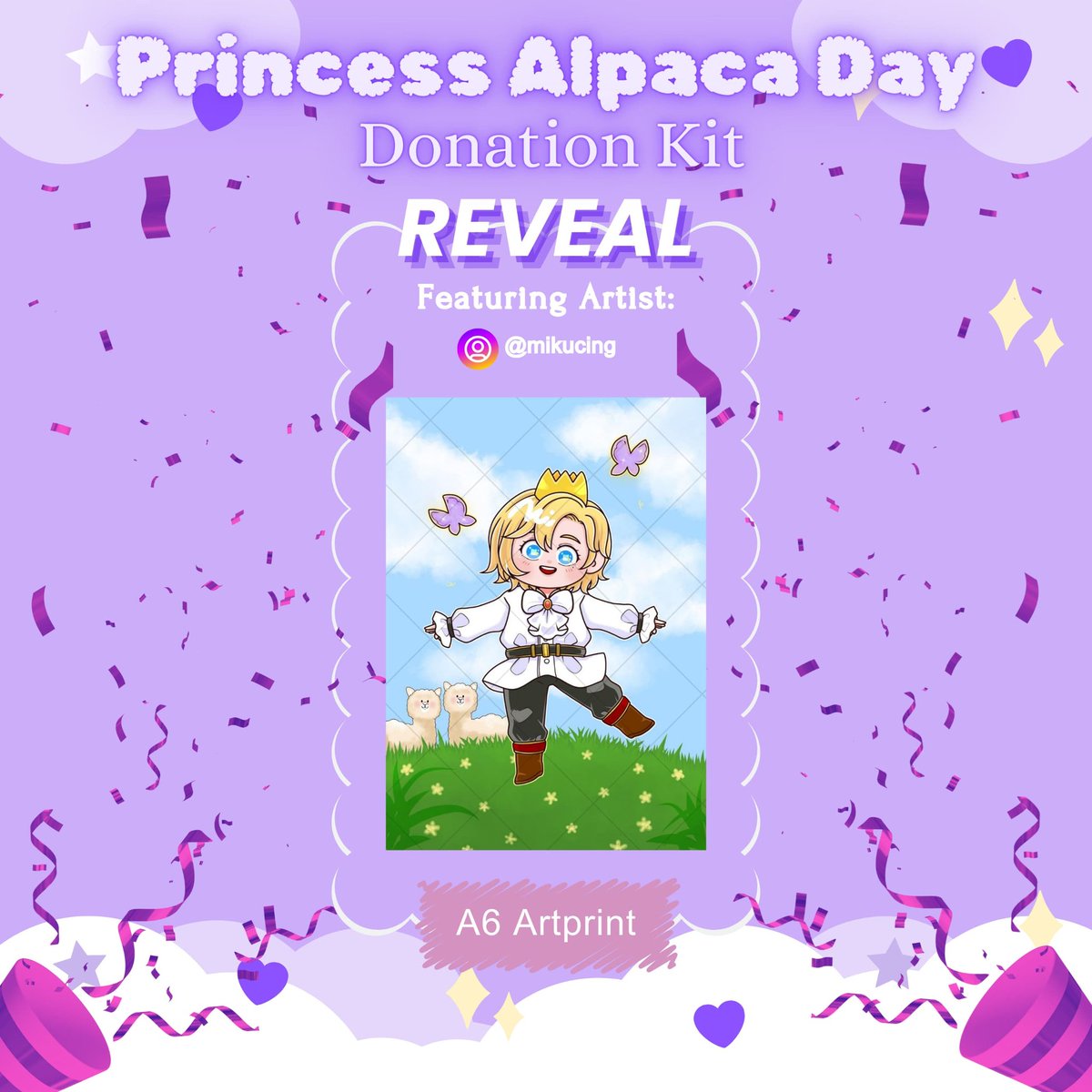 SBHPlli's tweet photo. 🖼️ Embrace the alpaca magic with our art print by Aki in the Princess Alpaca Day donation kit! 🌈 Add this artistic touch to your space and let the magic flow! #AkiArt #ArtPrint #PrincessAlpacaDay #SabahanPLLI https://t.co/9vlGf2lJwq