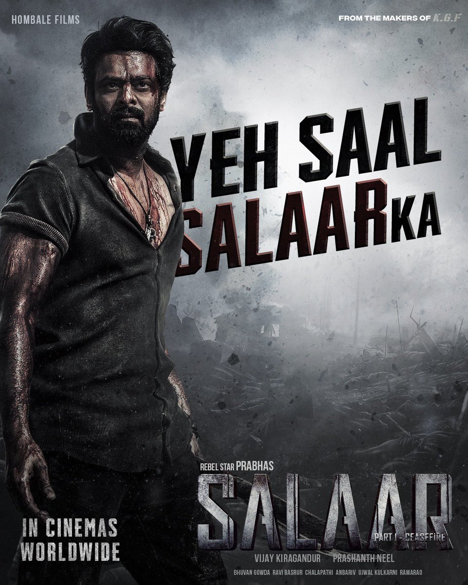 iamkrunal90's tweet photo. The audience's love and praise towards #SalaarCeasefire proves that the film is the biggest blockbuster of the year, and the audiences are flocking to the theatres in large numbers. #YeSaalSalaarKa #Prabhas #PrashanthNeel https://t.co/JsdMiRsAWJ