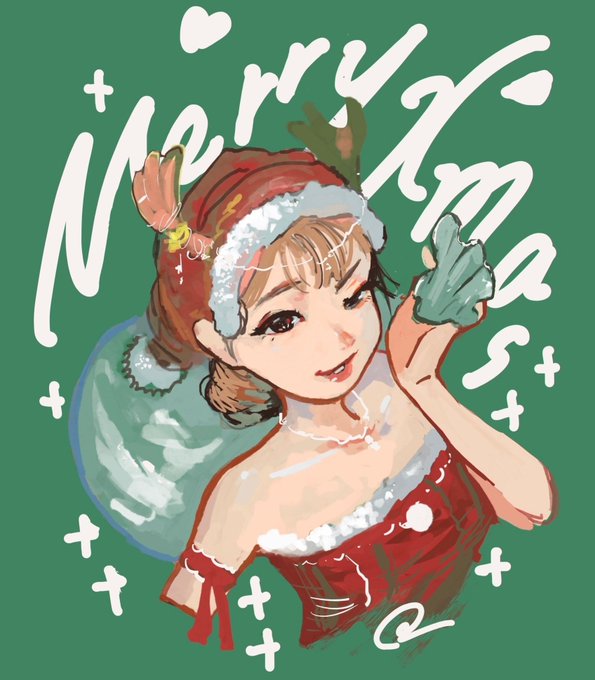 「ドレス メリークリスマス」のTwitter画像/イラスト(新着)