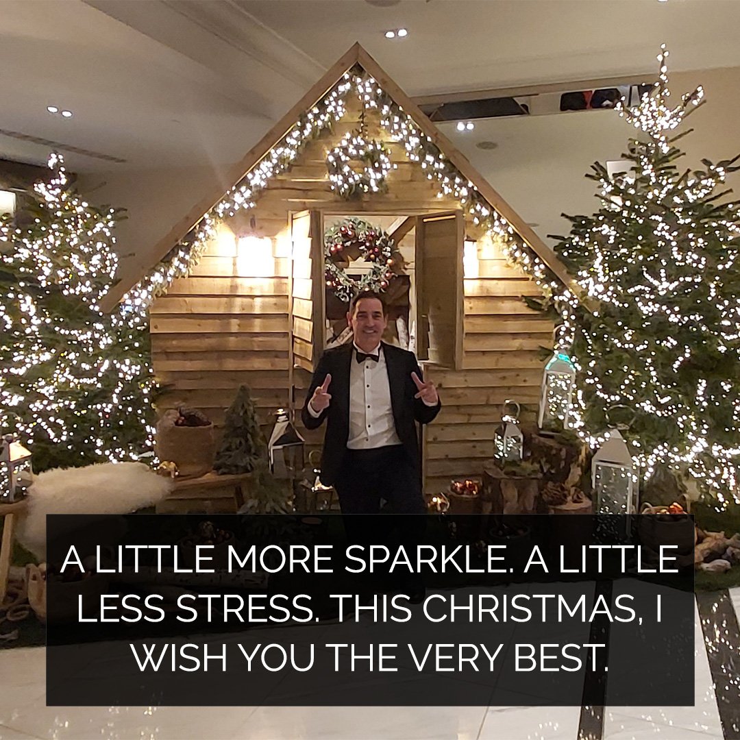 A little more sparkle a little less stress this Christmas I wish you all the very best 

#sparkle #lessstress #stress #christmas #best