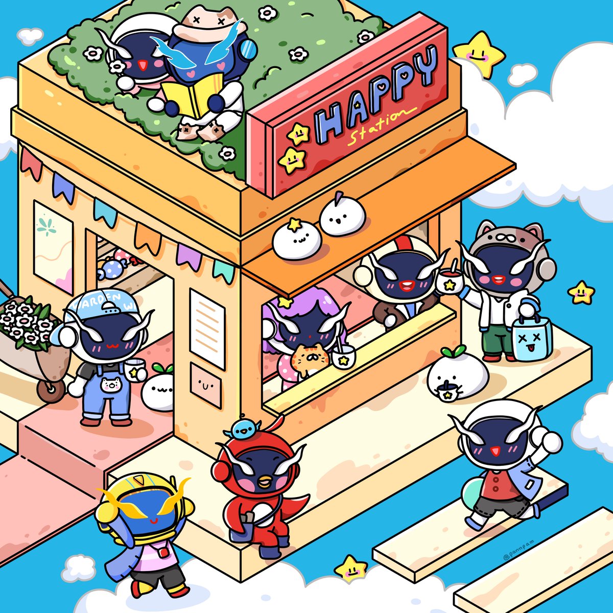 Happy Station

#PannPam #metawarden #wardennft #NFTArt #NFT
