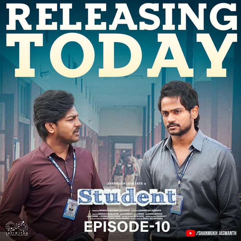 vinay_kumar059's tweet photo. STUDENT FINALE Episode 🙂❤
All ok anna but "Shiva"  konchem fast ga signoff inattu anipinchindhi missing those all videos and mainly series and ur YouTube channel ❤️
#studentwebseries #shannu #shanmukhjaswanth #shannu_7 https://t.co/uOadEA9Us6
