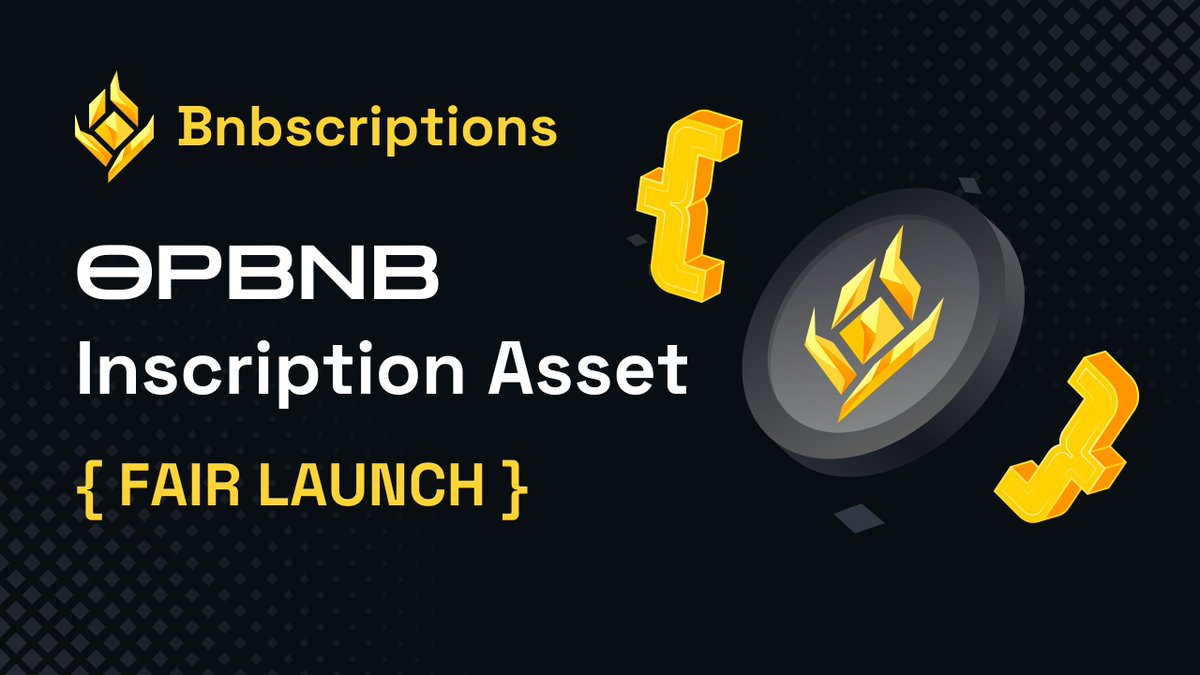 OpbnbsMarket's tweet photo. 🚀 #Bnbscriptions Inscription Asset Launch preview

🗓  Dec 26th at 10:00 AM UTC 

🌟Witness the birth of the very first #OPBNB inscription asset, brought to you by #Bnbscriptions and powered by the groundbreaking #OBS20 protocol. https://t.co/kkw3sxFOiJ