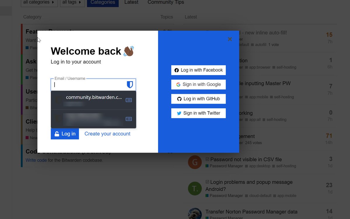SamuelSchneide4's tweet image. 🚀 Just tried the new #Bitwarden inline auto-fill feature and it&apos;s a game changer! Filling in login details is now faster and more intuitive than ever. A big shoutout to the @Bitwarden team for continually enhancing our online security and convenience. #PasswordManagement