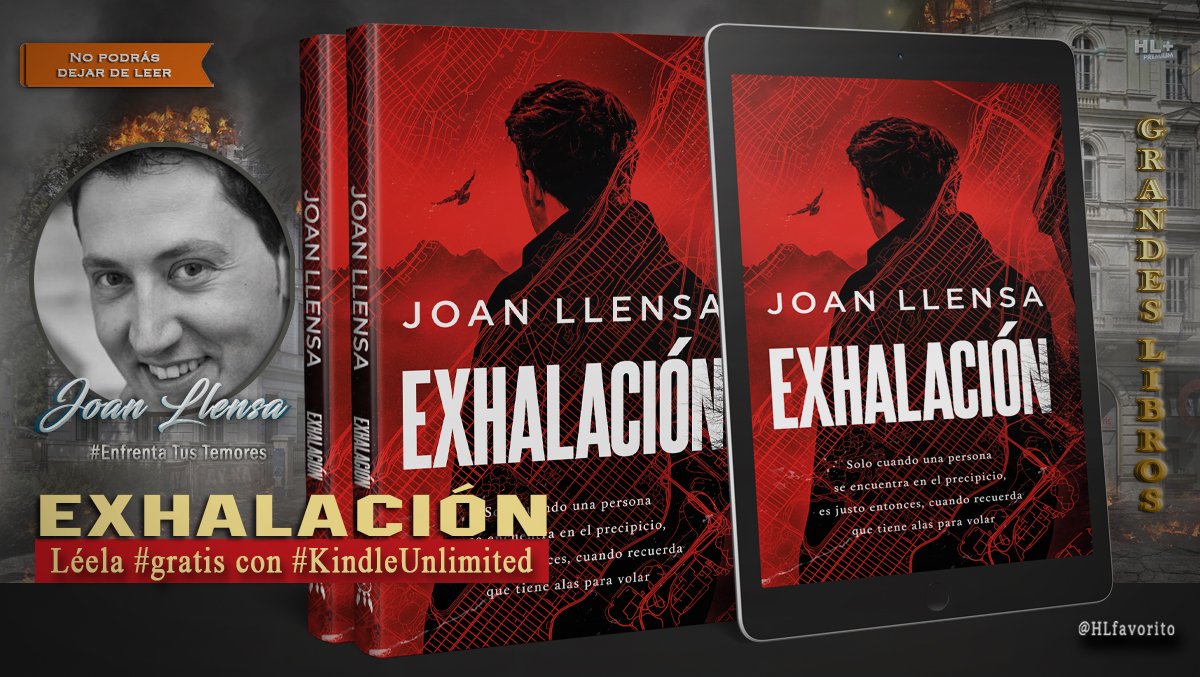 "Descubre una historia apocalíptica que te dejará sin aliento en 'Exhalación' de Joan Llensa".

eBook: amzn.to/43F8AIK 
Papel: amzn.to/42t0e5Y

#VerdadIntrigante #DesafíoApocalíptico #SuspensoImparable #SuperandoLímites <a href="/joanllensa/">Joan Llensa</a>