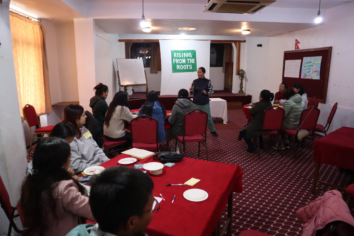 powershiftnp's tweet photo. Three days capacity building of our provincial members  from Dolpa, Bhojpur, Palpa, Janakpur, lalitpur, Bardiya, Gorkha, Kailali, on gender and climate justice. #Risingfromroots https://t.co/H02nPRD5gW