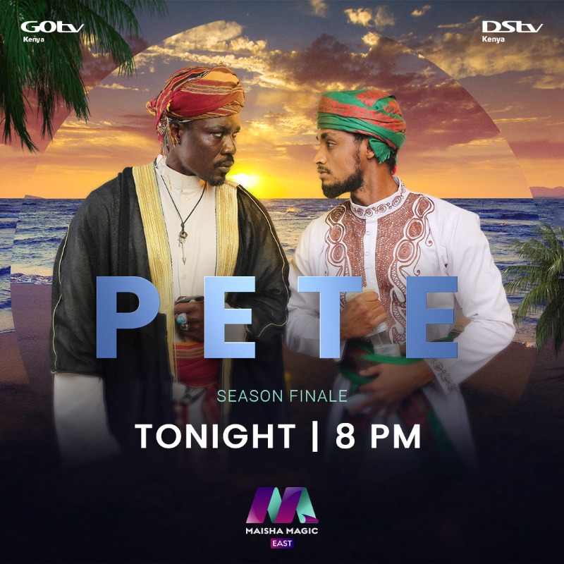 MaishaMagicEast's tweet photo. Leo ni season finale ya #Pete. π± Grab your popcorn and get ready for an unforgettable episode tonight at 8 pm, exclusively on #MMEast! π
https://t.co/rTN86Ke4Sn https://t.co/DOg6fqvzIH