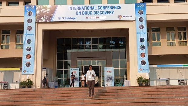 MonikaS86128's tweet photo. Attended International Conference on "Drug Discovery: Success Stories - From Computation to Clinical Trials" organized by  Schrödinger and BITS Pilani K. K. Birla Goa. learned about developments in computer driven drug discovery. Also presented my work during poster sessions. https://t.co/K8OPwDzjIN