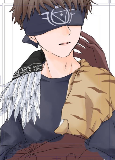 「blindfold」 illustration images(Latest)｜5pages