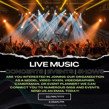 alltunesrecordL's tweet photo. Are you interested in joining our organization as a model, video-vixen, videographer, cameraman, or event planner? We can connect you to numerous gigs and events. Send us an email today! https://t.co/m0ooQHVMM2