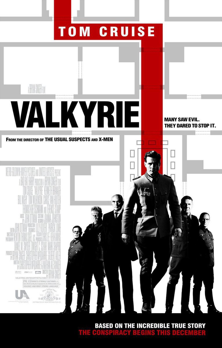 FilmNewsNos's tweet photo. 🎬MOVIE HISTORY: 15 years ago today, December 25, 2008, the movie ‘Valkyrie’ opened in theaters!

@TomCruise #KennethBranagh #BillNighy #TerenceStamp #TomWilkinson @caricevhouten @exkevinmcnally #DavidSchofield #ChristianBerkel #JamieParker @eddieizzard #DavidBamber @halinareijn https://t.co/9UMXMqUZE2